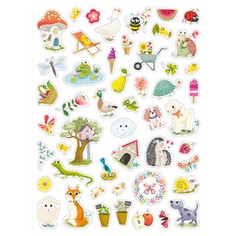 250 autocollants - petites bêtes