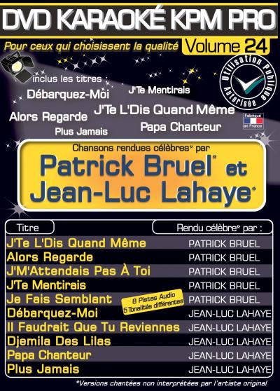 Karaoké KPM pro volume 24 Patrick Bruel & Jean-Luc Lahaye