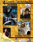 4 GENRES TASCHENBUCH KRIMI SCI-FI HORROR WESTERN