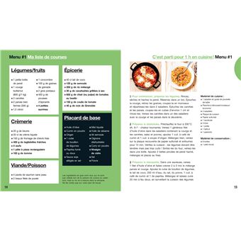 Petit en 1H je cuisine pour toute la semaine