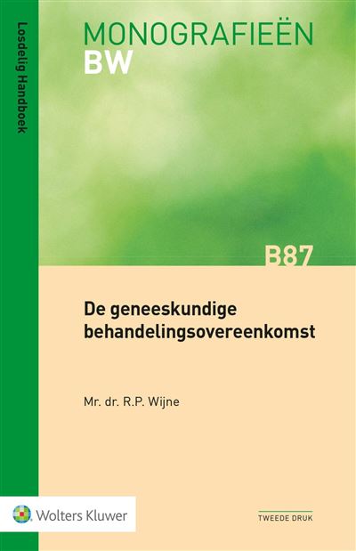 De geneeskundige behandelingsovereenkomst