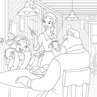 Les Grands carrés Disney - À table !