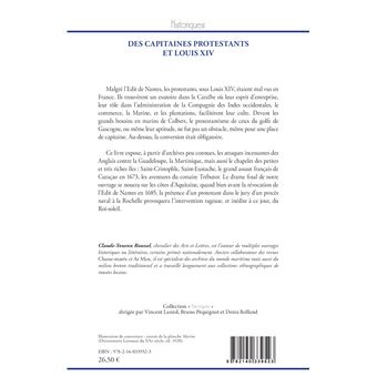 Des capitaines protestants et Louis XIV