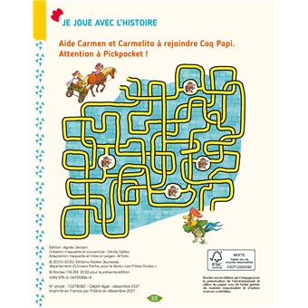 Cocorico Je sais lire ! 1res lectures - Les P'tites Poules à Paris spécial DYS