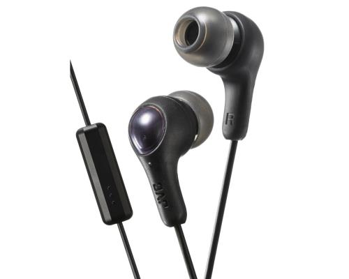 Ecouteurs intra-auriculaires JVC Gumy Plus avec télécommande/microphone Noir