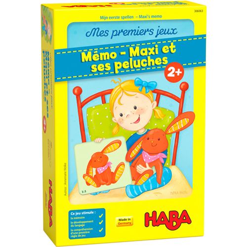 MES PREMIERS JEUX - MÉMO - MAXI ET SES PELUCHES