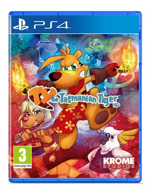 Pochette avant du jeu Ty the Tasmanian Tiger HD PS4