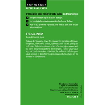 France 2022, Les données clés