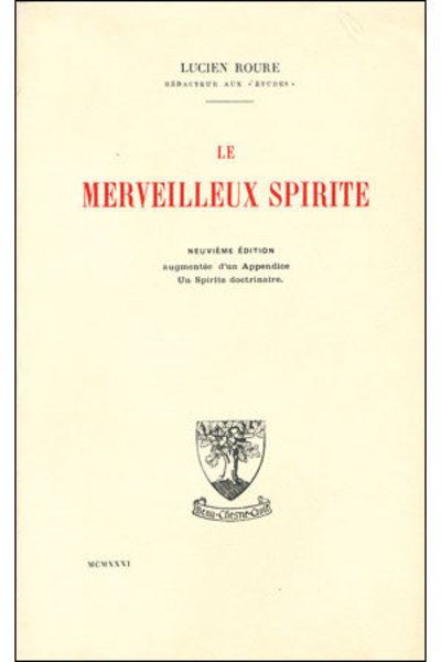 Le merveilleux spirite