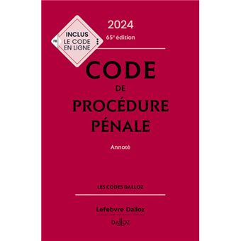 Code de procédure pénale 2024, annoté