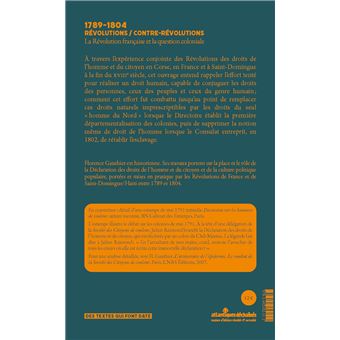 1789-1804 Révolutions / Contre-révolutions