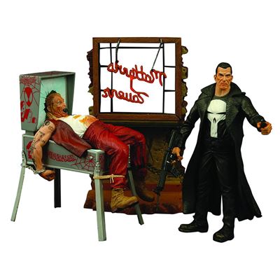 Figurine Marvel Select Punisher et Diorama
