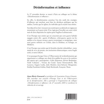 Désinformation et influence