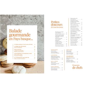 Douceurs du Pays basque