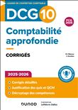 DCG 10 - Comptabilité approfondie - Corrigés 2025-2026