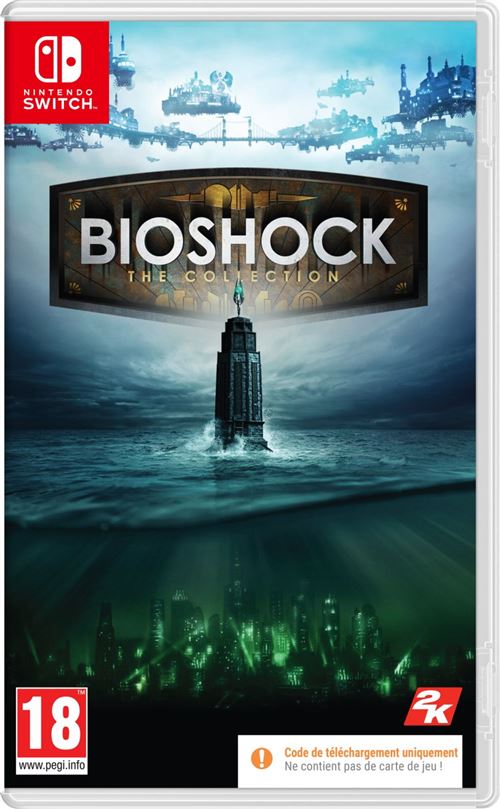 Pochette avant du jeu Bioshock The Collection Edition Code in a Box Nintendo Switch
