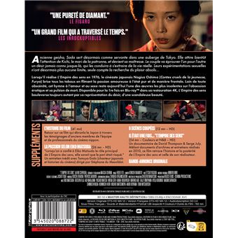L'Empire des sens Blu-ray - Nagisa Oshima - Blu-ray - Achat