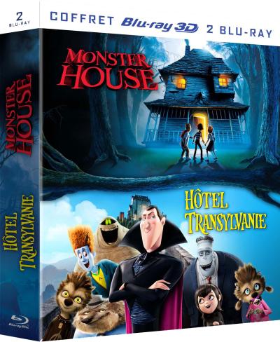 Hôtel Transylvanie - Monster House Coffret 2 Blu-Ray 3D