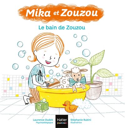 Mika et Zouzou - Le bain de Zouzou 3/5 ans - Laurence Dudek - cartonné