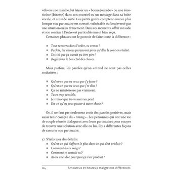 Amoureux et heureux malgré nos différences