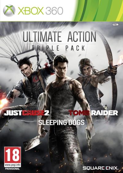 Action Pack Tomb Raider - Just Cause 2 - Sleeping Dogs Xbox360