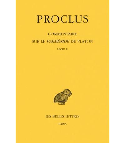 Commentaire sur le parmenide d