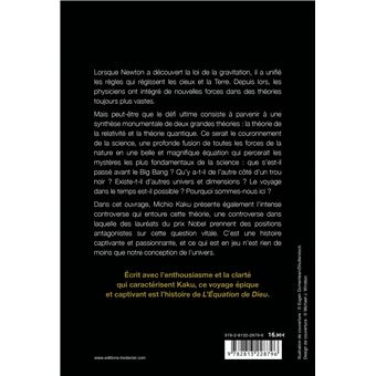 L'équation de Dieu - En quête d'une théorie universelle
