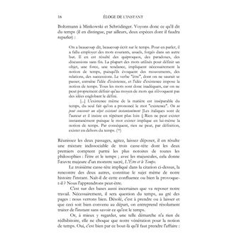 Éloge de l'instant