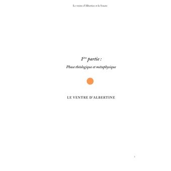 Le Ventre d'Albertine et la Sonate