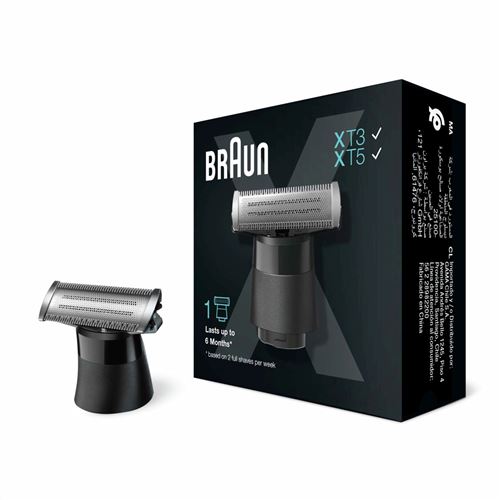 Tête de rechange pour rasage Braun Séries XT10 Pack de 10