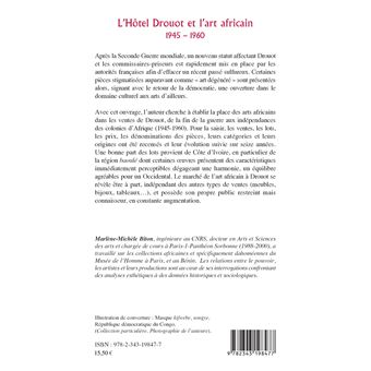 L'Hôtel Drouot et l'art africain 1945-1960