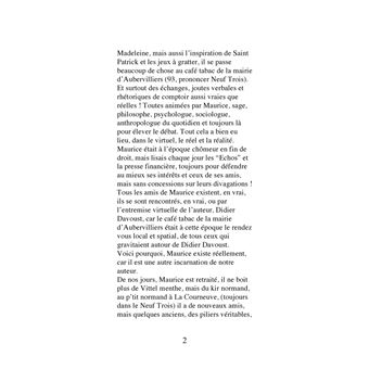 Maurice, philosophe de comptoir (1ère partie)