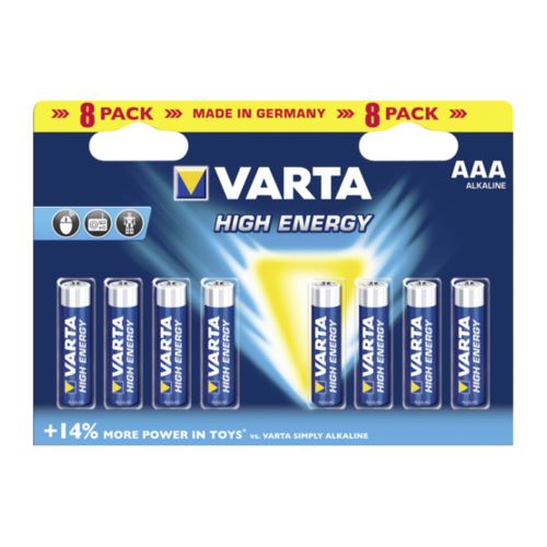 Batterie Varta Alkaline Micro Aaa Lr03 1.5v Blister (8-pack) 04903 121 418