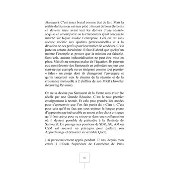 Le code des samouraïs de la vente