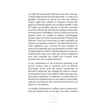 Le code des samouraïs de la vente