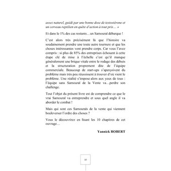 Le code des samouraïs de la vente
