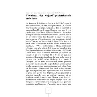 Le code des samouraïs de la vente
