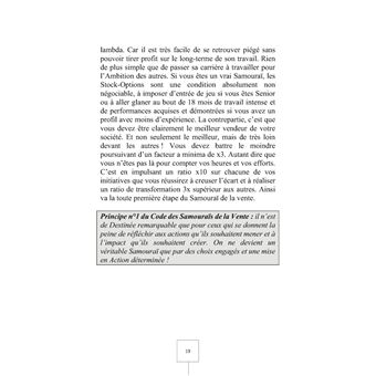 Le code des samouraïs de la vente