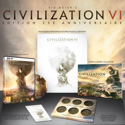 Civilization VI Edition Collector 25e anniversaire PC