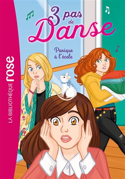 3 pas de danse 06 - Panique à l'école - Lisette Morival - Poche