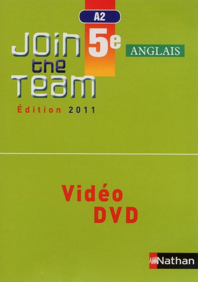 Join the Team 5e DVD vidéo classe - Hélène Adrian - Livre CD
