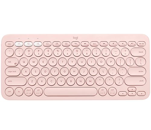 Clavier Bluetooth K380 Multidispositif Pink