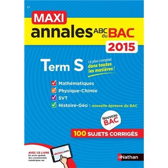 Maxi Annales ABC du BAC 2015 Term S - 1