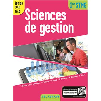 Sciences de gestion 1e STMG Elève Pochette de l'élève2019  broché
