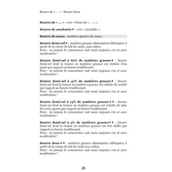 Dictionnaire alimentaire des reflux gastro-oesophagiens