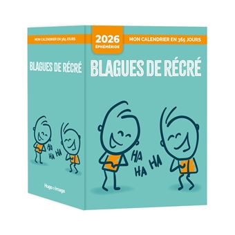 Mon Calendrier 2026 - Blagues de récré