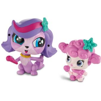 Littlest PET SHOP Figurines + Maison verte garderie + Stand à jus