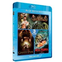 Jack Brooks - Grizzly Park - Mega Piranha - Coffret Blu-Ray