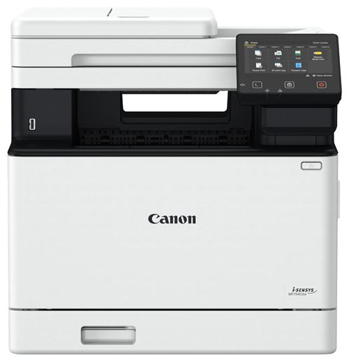 Canon I-Sensys Mf754Cdw - Imprimante Multifonctions - Couleur - Laser - A4 (210 X 297 Mm), Legal (216 X 356 Mm) (Original) - A4/Legal (Support) - Jusqu'à 33 Ppm (Copie) - Jusqu'à 33 Ppm (Impression) - 250 Feuilles - 33.6 Kbits/S - Usb 2.0, Gigabit Lan,