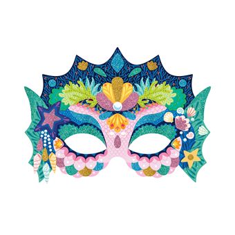 Paillettes en planches masques - pochette avec accessoires
